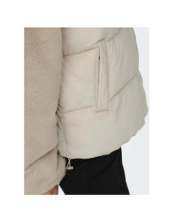 Doudoune onlwanja beige femme - Only
