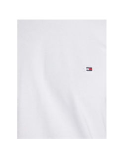 T-shirt stretch à manches longues slim fit blanc homme - Tommy Hilfiger