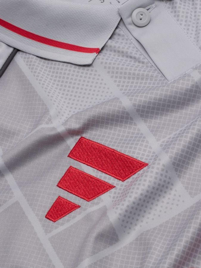 Maillot de football third ol 25/26 gris homme - Adidas