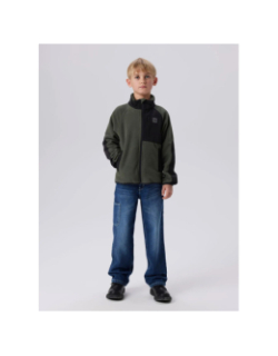 Veste polaire sherpa nkmmyles vert enfant - Name It