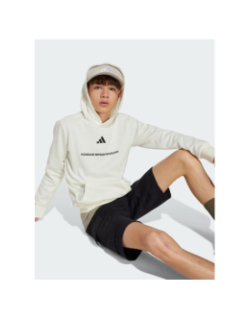 Sweat à capuche b fl hd écru enfant - Adidas