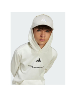Sweat à capuche b fl hd écru enfant - Adidas