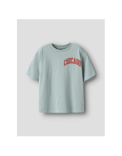 T-shirt à manches courtes chicago nkmnoa vert enfant - Name It