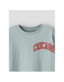 T-shirt à manches courtes chicago nkmnoa vert enfant - Name It