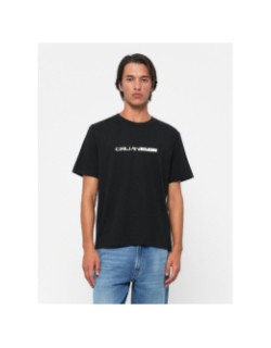 T-shirt relaxed à imprimé graphique noir homme - Calvin Klein Jeans