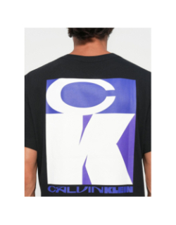T-shirt relaxed à imprimé graphique noir homme - Calvin Klein Jeans