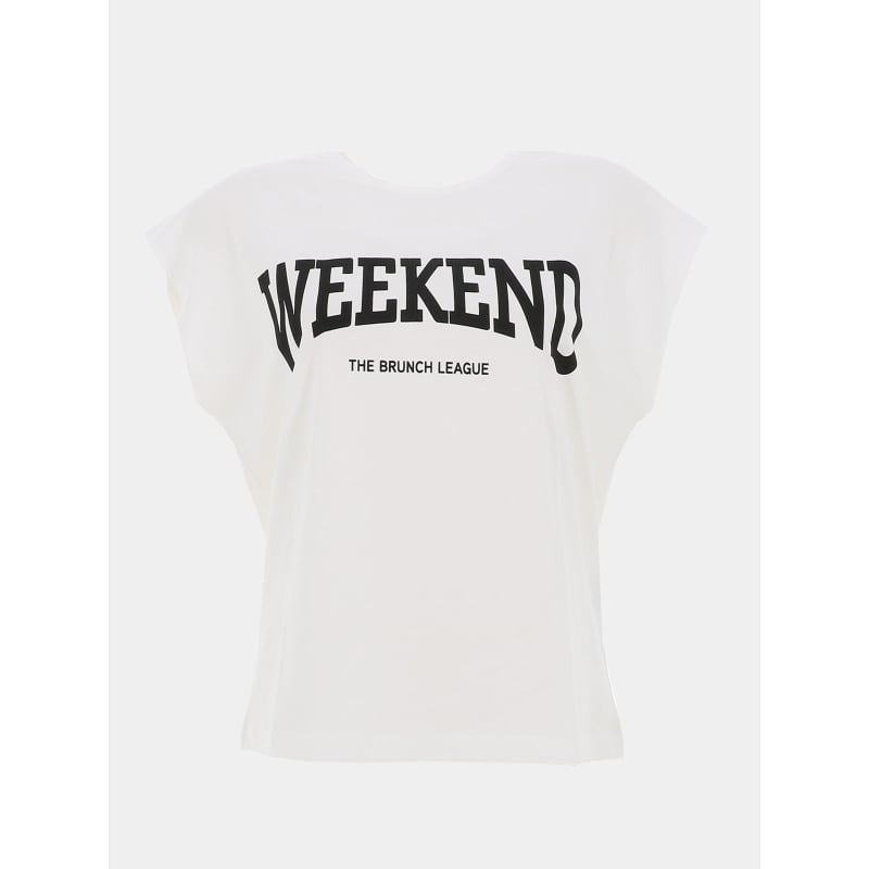 Top sans manches vmgruni blanc femme - Vero Moda