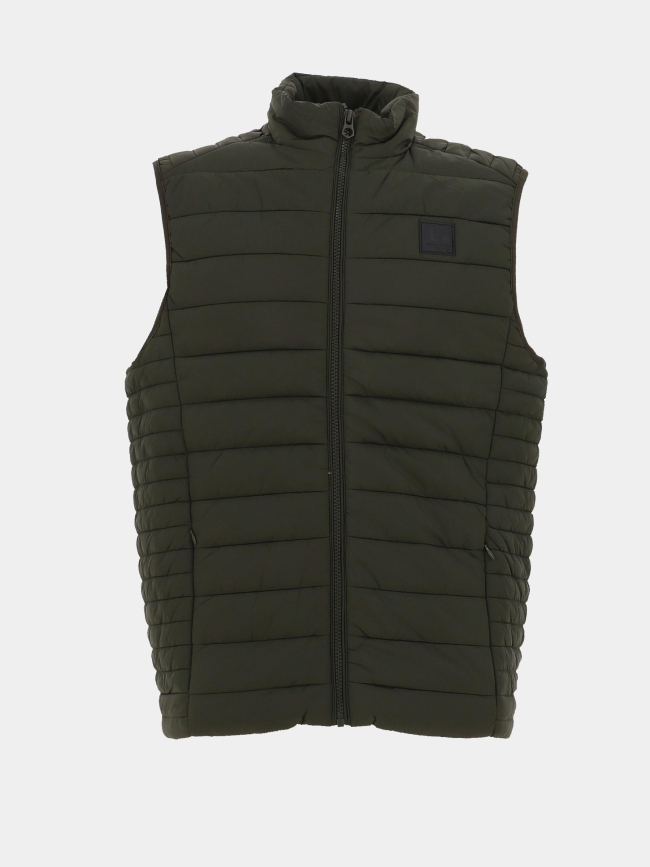 Doudoune sans manches ocroz kaki homme - Le Temps Des Cerises