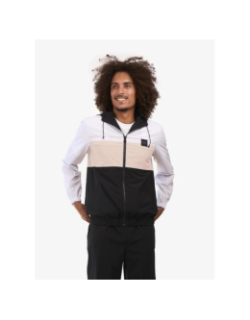 Veste de survêtement zippé beige et noir homme - Chabrand