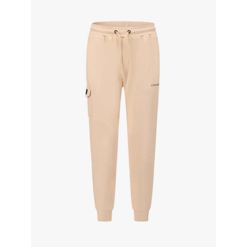 Pantalon jogging cargo beige homme - Chabrand