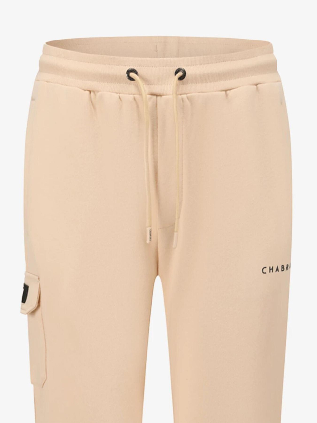 Pantalon jogging cargo beige homme - Chabrand
