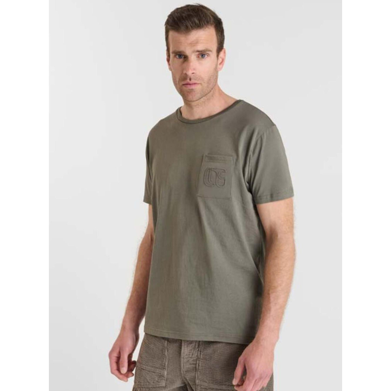 T-shirt à manches courtes naia kaki homme - Le Temps Des Cerises