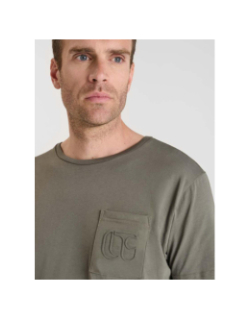 T-shirt à manches courtes naia kaki homme - Le Temps Des Cerises