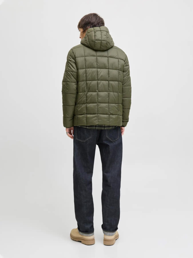 Blouson réversible jjebrook noir et kaki homme - Jack & Jones