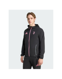 Veste à capuche zippée juventus noir homme - Adidas