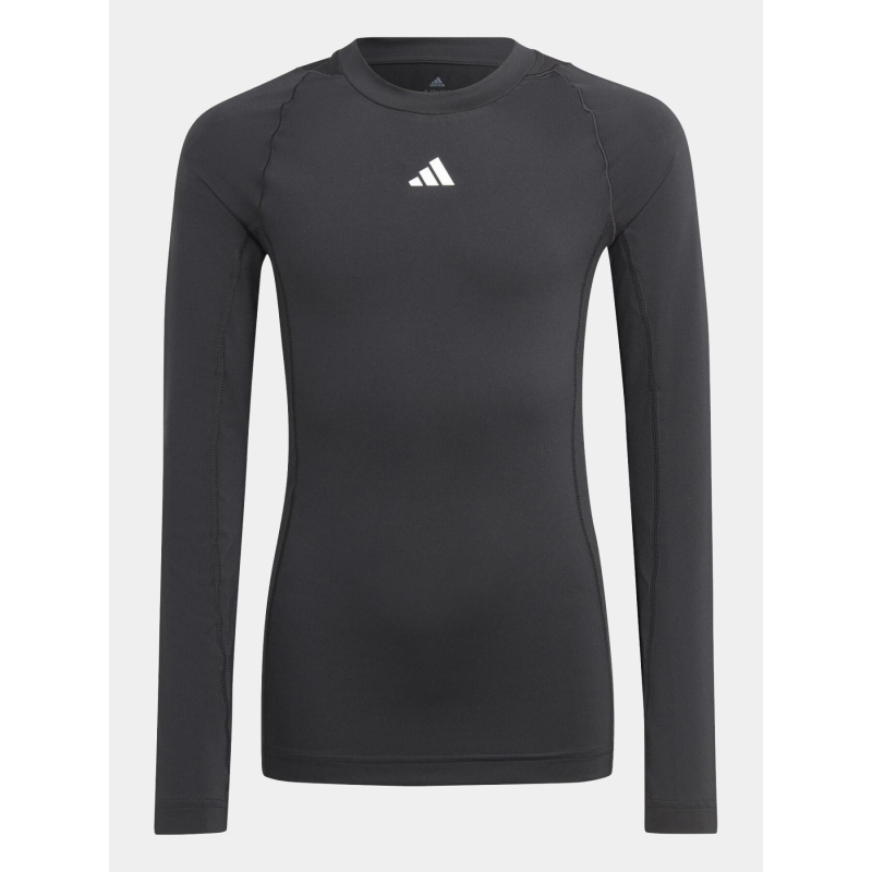 T-shirt de sport à manches longues tf ls noir enfant - Adidas
