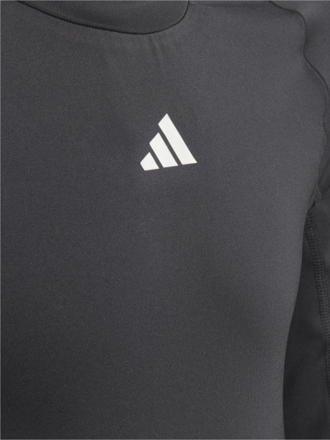 T-shirt de sport à manches longues tf ls noir enfant - Adidas