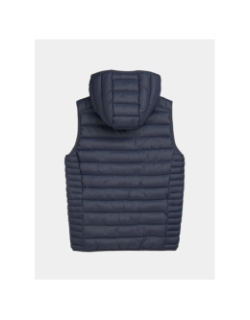 Doudoune sans manches à capuche b-terry bleu enfant - Teddy Smith