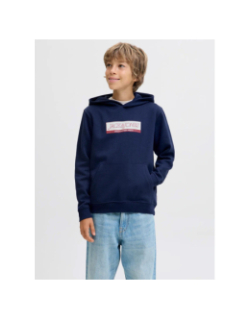Sweat à capuche jorinwood bleu marine garçon - Jack & Jones