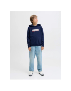 Sweat à capuche jorinwood bleu marine garçon - Jack & Jones
