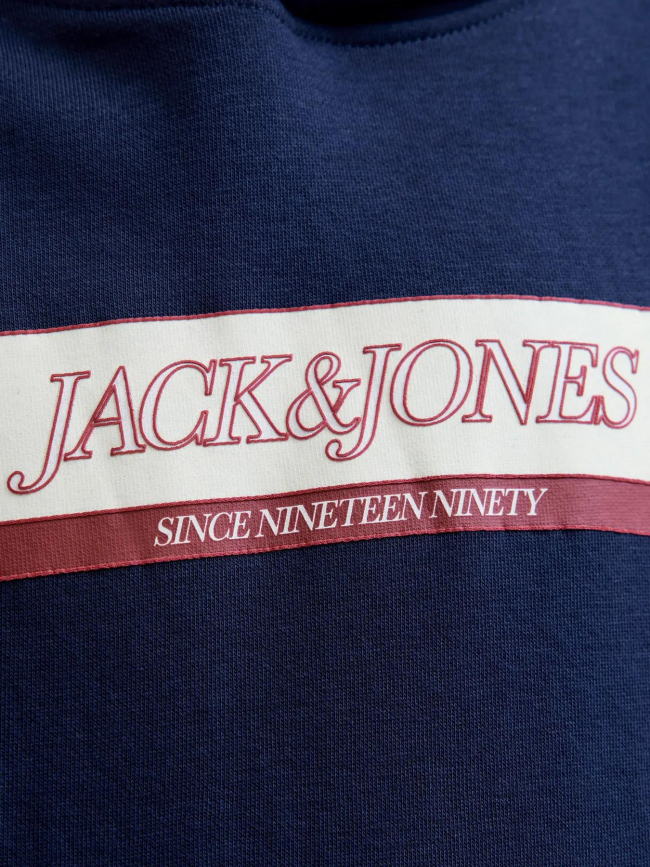 Sweat à capuche jorinwood bleu marine garçon - Jack & Jones