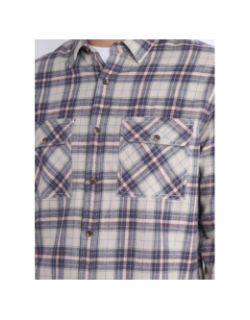 Chemise à carreaux tissé cliff beige homme - Oxbow