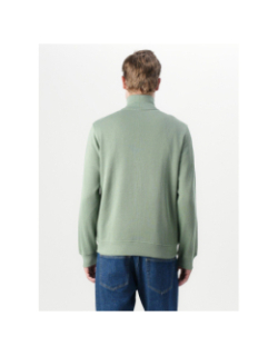 Sweat à col zippé vert homme - Lacoste