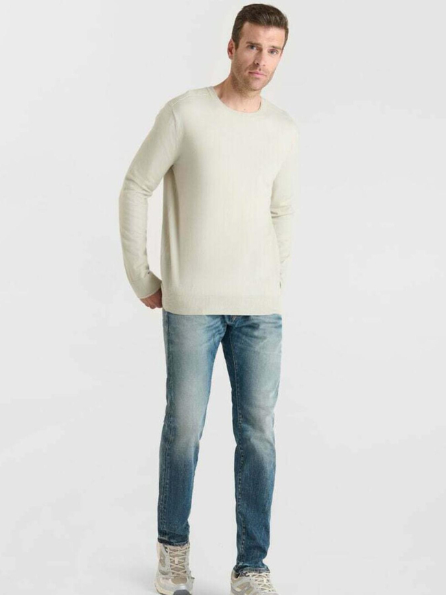 Pull nardi beige homme - Le Temps Des Cerises