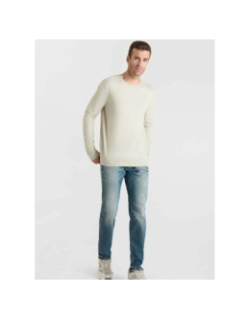 Pull nardi beige homme - Le Temps Des Cerises