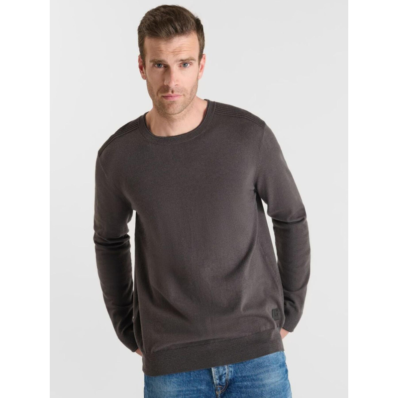 Pull nardi anthracite homme - Le Temps Des Cerises