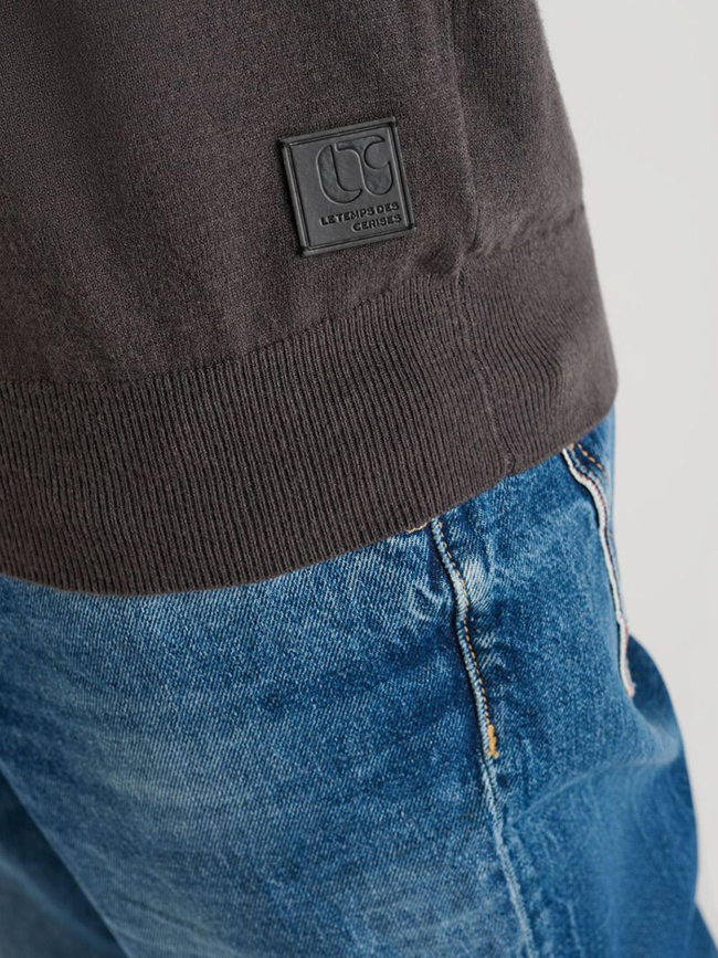 Pull nardi anthracite homme - Le Temps Des Cerises