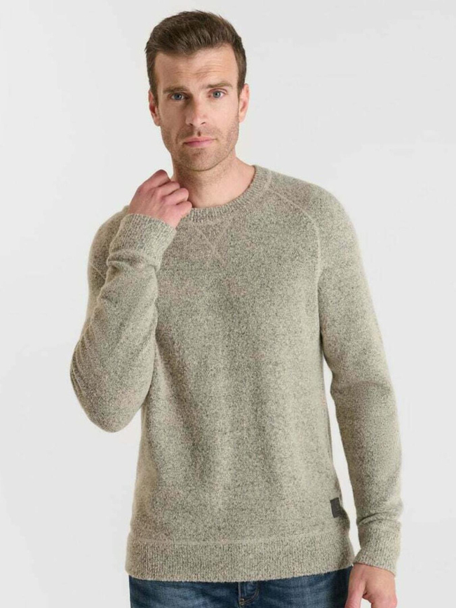 Pull nitor beige homme - Le Temps Des Cerises