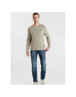 Pull nitor beige homme - Le Temps Des Cerises