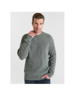 Pull en maille balar vert homme - Le Temps Des Cerises