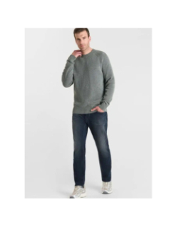 Pull en maille balar vert homme - Le Temps Des Cerises