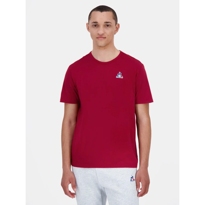 T-shirt à manches courtes ess tee n1 rouge homme - Le Coq Sportif