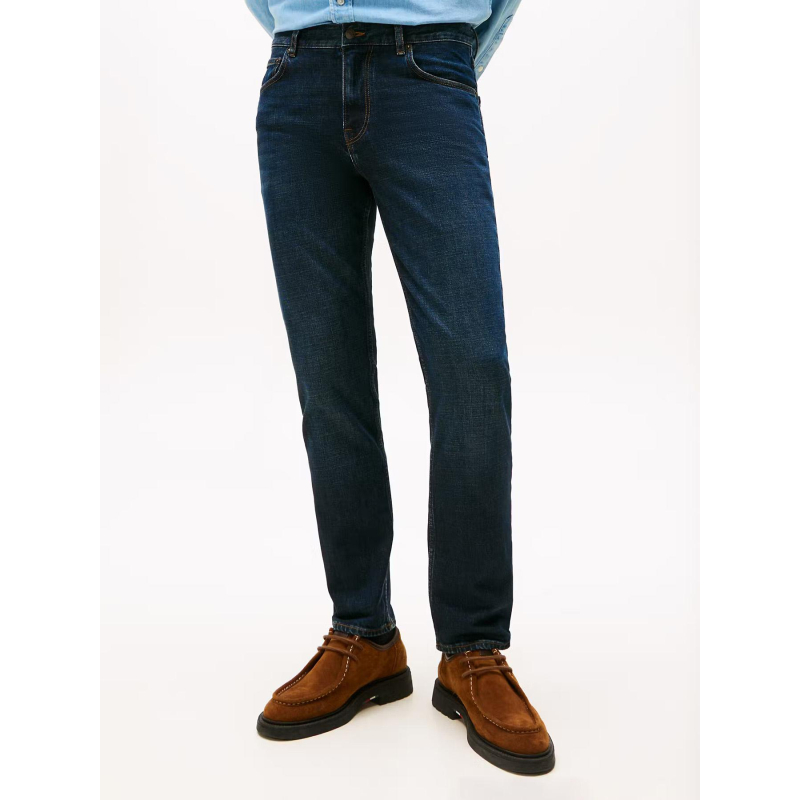 Jean droit denton str bleu marine homme - Tommy Hilfiger