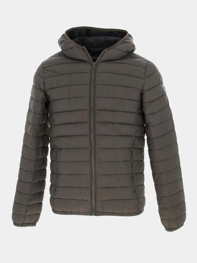 Doudoune à capuche blighter kaki foncé garçon - Teddy Smith