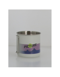 Tasse nomade beavy cup blanc et violet - Picture