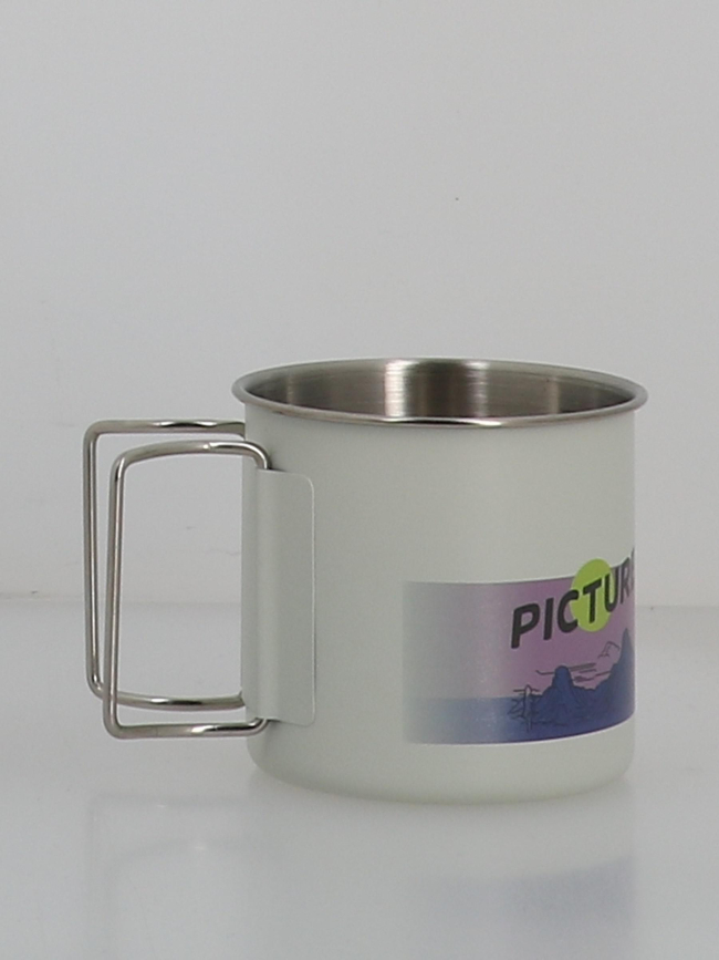 Tasse nomade beavy cup blanc et violet - Picture