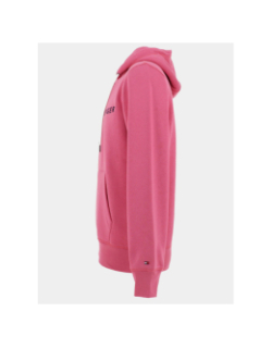 Sweat à capuche logo vintage rose homme - Tommy Hilfiger