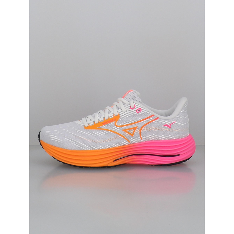 Chaussures de running wave rider 29 blanc homme - Mizuno