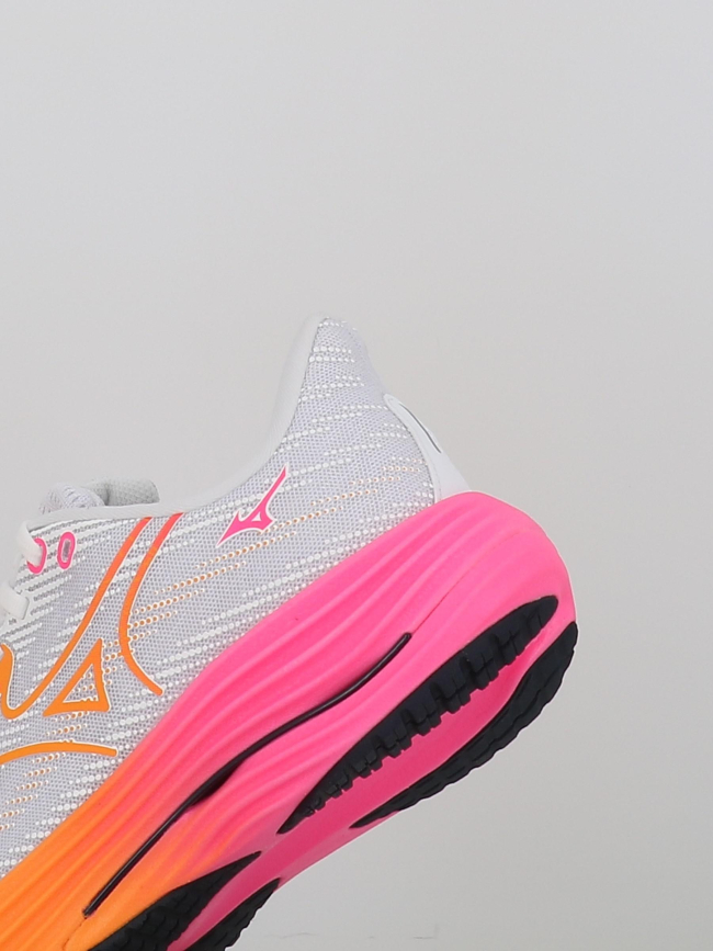 Chaussures de running wave rider 29 blanc homme - Mizuno