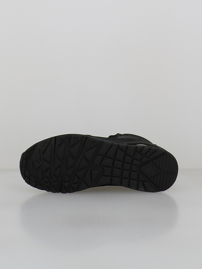 Baskets uno stacre shine noir femme - Skechers