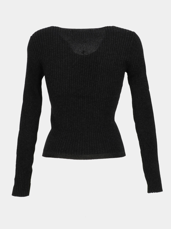 Pull côtelé pailleté roma noir femme - Vero Moda