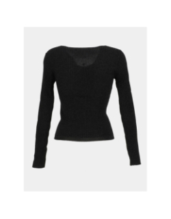 Pull côtelé pailleté roma noir femme - Vero Moda