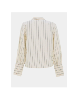 Chemisier rayé gori blanc écru femme - Vero Moda