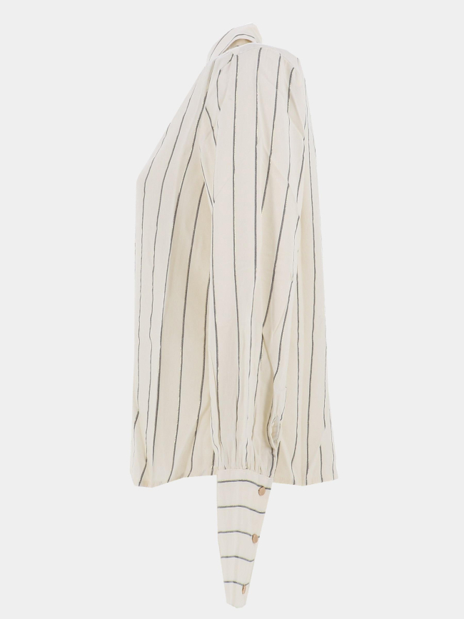 Chemisier rayé gori blanc écru femme - Vero Moda