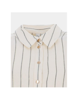 Chemisier rayé gori blanc écru femme - Vero Moda