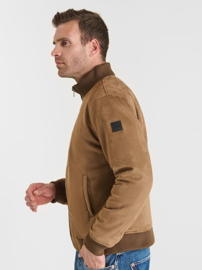 Veste clayton marron homme - Le Temps Des Cerises